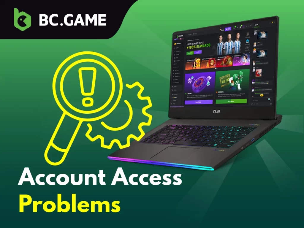 BCGame account problems