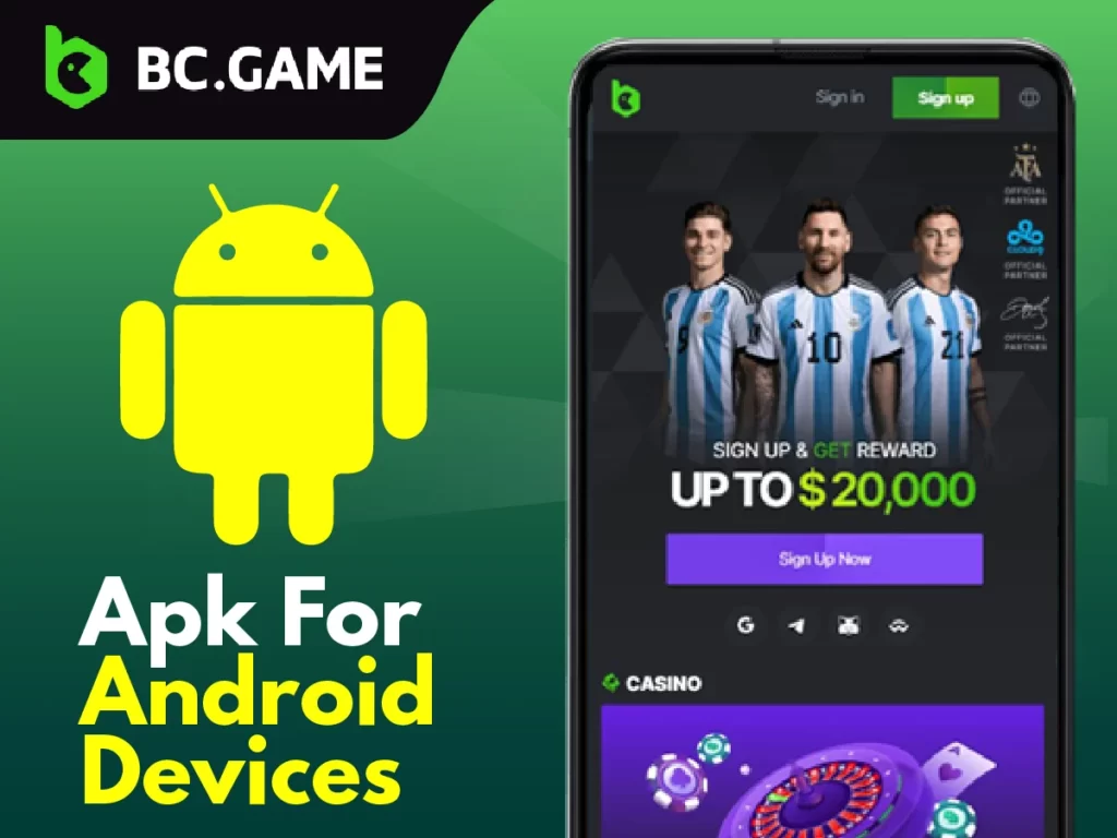 Androidデバイス向けのBC Game