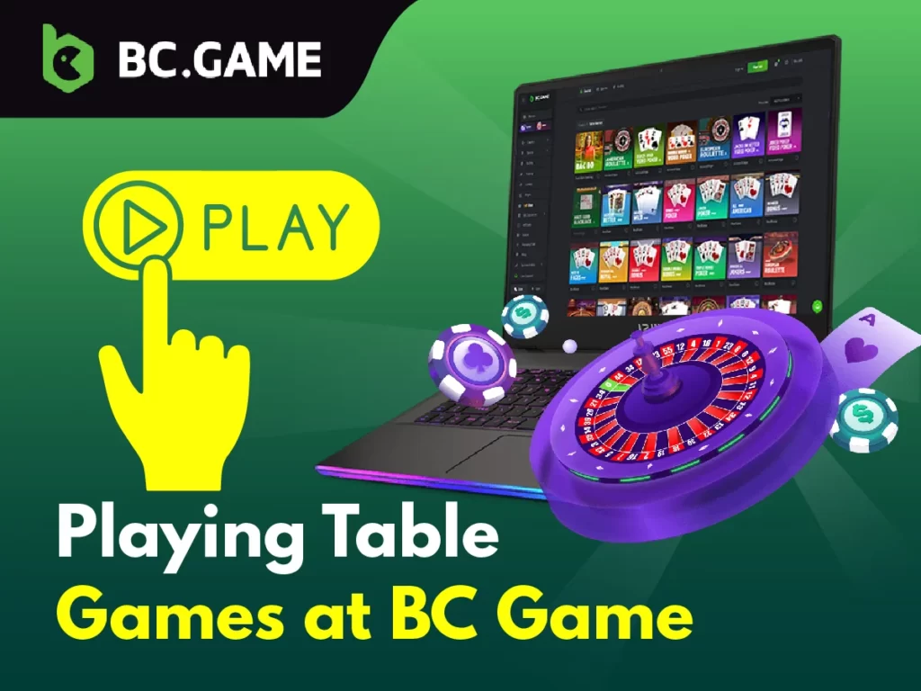 Table games to play at BC Game