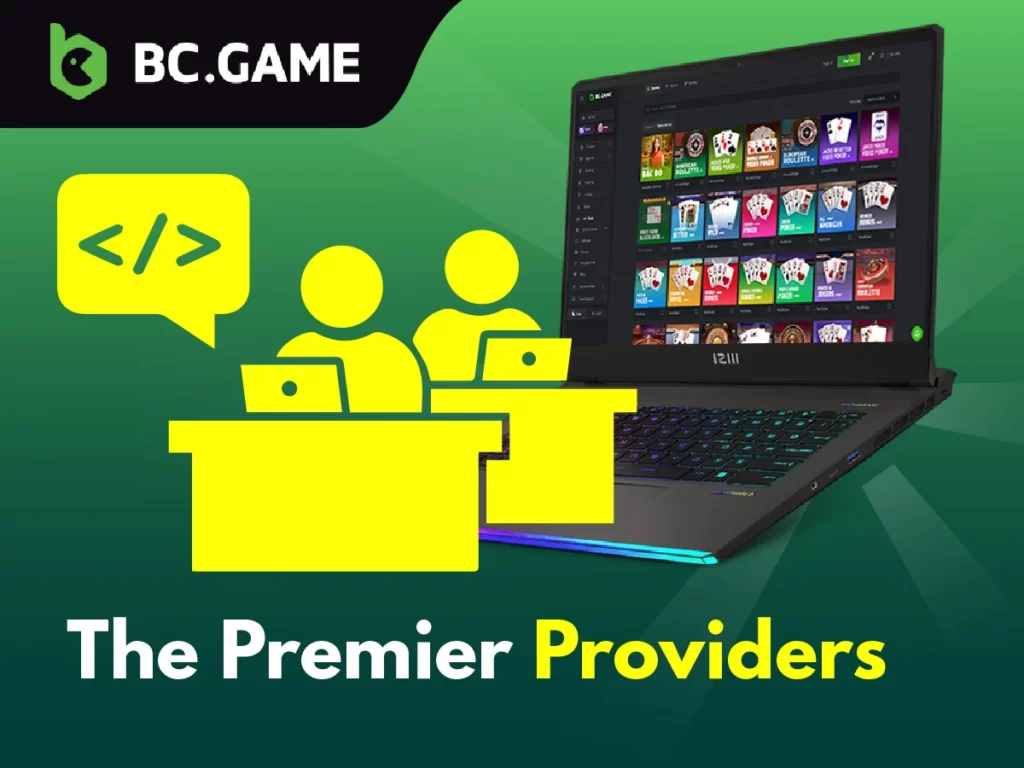 All the top providers of the table games at BC Game online casino